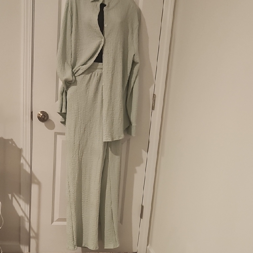 Elegant Sage Green Women's Jumpsuit